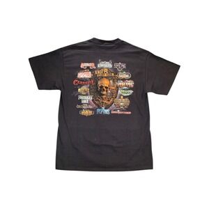 Knotts Berry 50th Scary Farm T-Shirt Black Skull Park Merchandise L 2023 NWT
